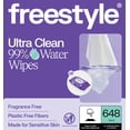 thumbnail image 2 of Freestyle Soft Baby Wipes for Sensitive Skin, Unscented, 9 Flip Top Packs, 648 Total Count, 2 of 6