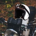 thumbnail image 4 of Pack de 2 gafas de moto LJDJ Vintage Antivaho Pilot de piel, 4 of 7