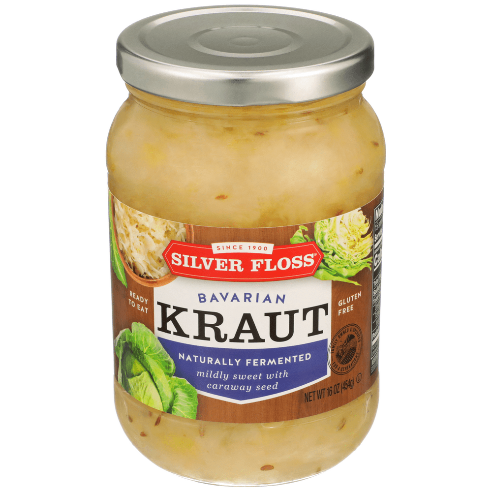 Silver Floss Bavarian Style Sauerkraut, 16 Oz