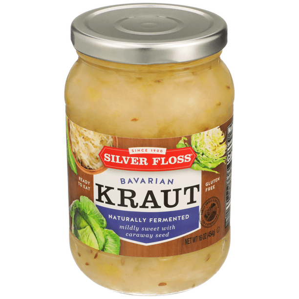 Silver Floss Bavarian Style Sauerkraut, 16 Oz