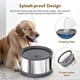 thumbnail image 4 of Tazón de Agua para Perros de 6,5 Litros, 1,6 Galones de Gran Capacidad, Sin Derrames, Alimentador de Agua A Prueba de Derrames de Acero Inoxidable (A), 4 of 7
