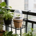 thumbnail image 4 of Seedling Starter Pots Biodegradable 20Pcs Square Pulp Cups with Holes and Lids, 8cm Plant Nursery, 4 of 9