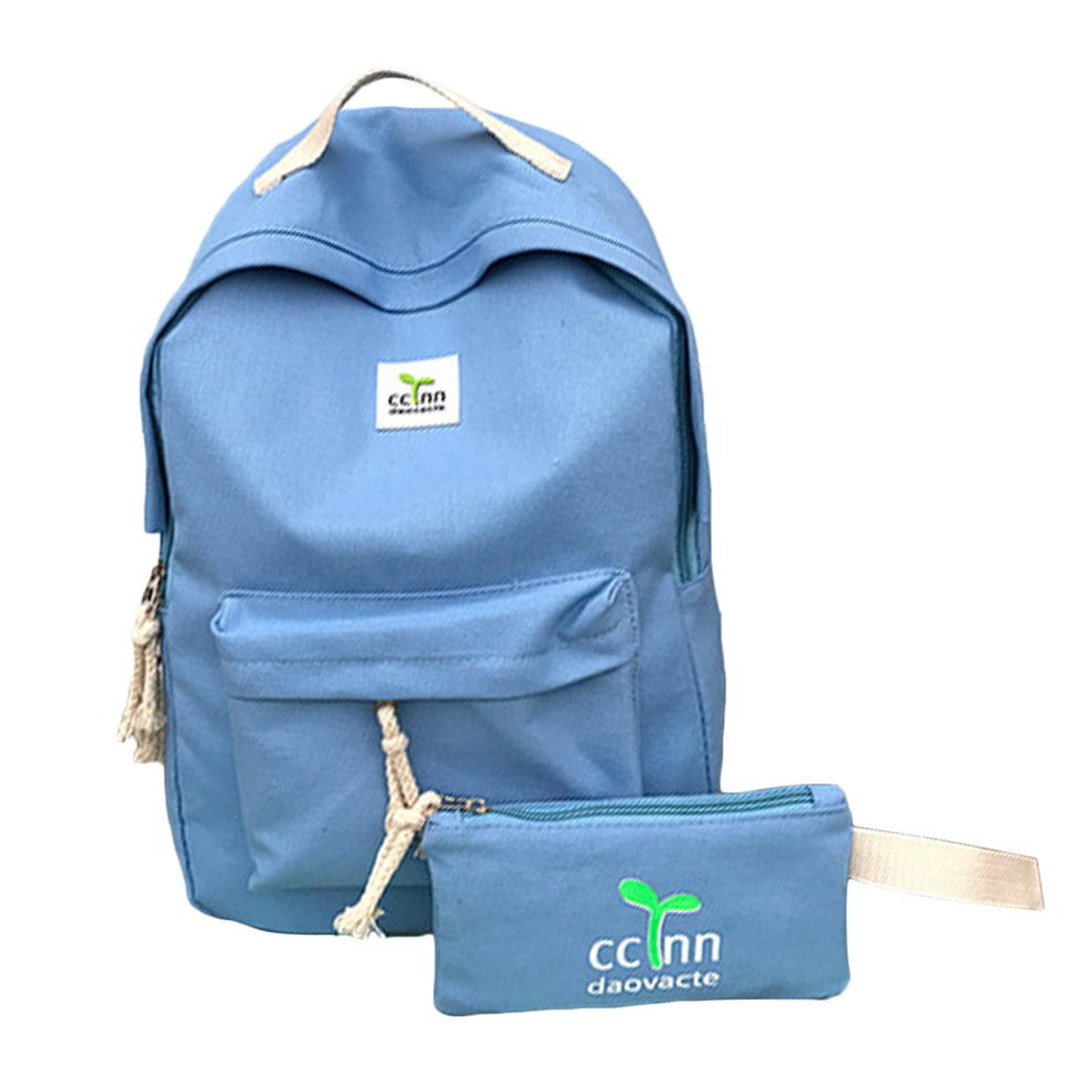 light blue backpack women's
