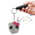 thumbnail image 4 of Llavero de Peluche Hámster Triste Cgtredaw con Música y Lazo, 4 of 9