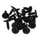 thumbnail image 4 of 30 piezas de sujetadores de retención negros para coche, clip universal para interior de coche, clips de parachoques de nailon, fácil instalación, 4 of 8