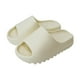 thumbnail image 1 of 2023-ladies Slip On Ultra Soft Sliders Summer Sandals Beach Slipper Shoes V-1White39-40, 1 of 1