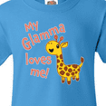 thumbnail image 4 of Inktastic My Glamma Loves Me- Cute Giraffe Youth T-Shirt, 4 of 5