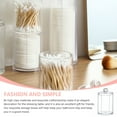 thumbnail image 3 of STRANDCHIC Cotton Rounds with Holder Swab Box Transparent Plastic Dust-free for Bathroom Use 1Set, 3 of 6