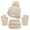 Beige, variant on Odeerbi Toddler Boys Girls Winter Knitted Beanie Hat Neck Warmer Gloves Set Children Knit Hat Warm Scarf Gloves Three Piece Thickened Pullover Hat Beige One Size