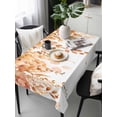 thumbnail image 6 of Orange Eucalyptus Leaves Table Cloth, Spring Floral Summer Botanical Waterproof Tablecloth for Rectangle Tables, Reusable Washable Fabric Table Cover for Restaurant Kitchen Dining Tables 60"x120", 6 of 6