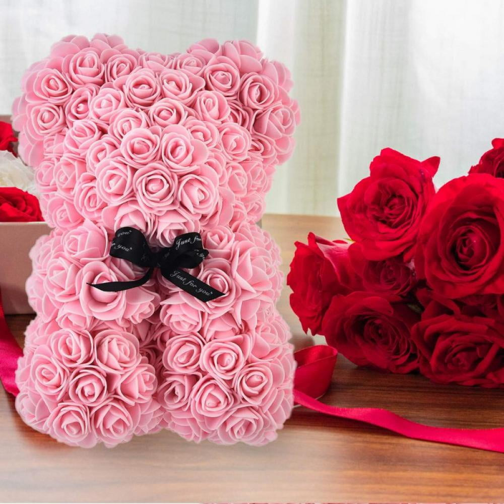 Artificial Flower Rose Bear Rose Bear Bear Flower Forever Rose