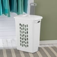 thumbnail image 5 of Sterilite Ultra™ Wheeled Hamper Plastic, White, 5 of 7