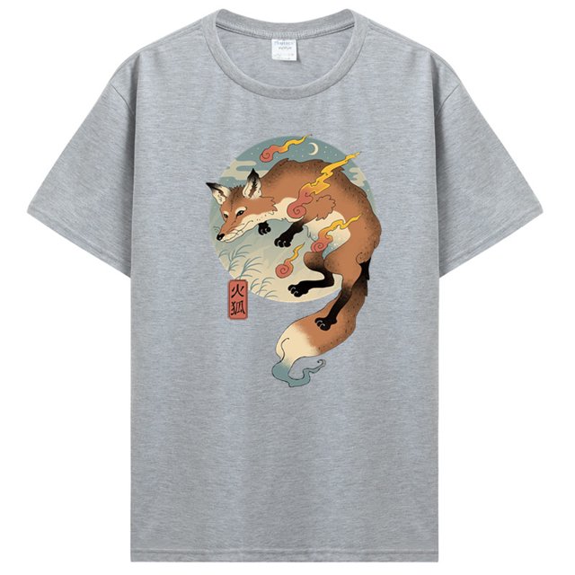 Ukiyoe camiseta de moda de cultura japonesa ropa de algodón de verano camiseta divertida camiseta informal transpirable para hombres camisetas de Hip Hop