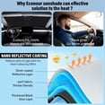 thumbnail image 4 of Protector solar para parabrisas EcoNour para Honda Civic 2016-2021, 4 of 6