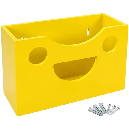 Paper Towel Dispenser  Manual Bamboo Paper Hand Towel Holder Compatible with Trifold，C Fold  Z Fold  Multifold Paper Towels for Bathroom  Kitchen  Office (Yellow) Let the “smiling face” light up the environment! Looking for a fun  hilarious hand towel dispenser to hang in your kitchen or in your bathroom? You can display it prominently in your house  this trifold paper towel dispenser will bring smiles. This touchless paper towel dispenser will keep your towels clean and neat. You can grab paper towel from the bottom and the top. Hang on a wall or leave on counter or table.