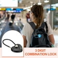thumbnail image 6 of Uxcell Cable Combination Steel Rope for Gym Bikes Cabinets Wardrobes Small Fences 4.3" Black, 6 of 7