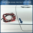 thumbnail image 2 of Unique Bargains Universal Car Door Edge Guards 9.84ft U-Shaped Door Scratch Protection Guard Chrome Red 1 Pc, 2 of 7