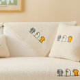 thumbnail image 5 of 1pc Sherpa Sofa Slipcover, Dog Friendly Sofa Couch Cover, Plush Seat Cushion Protector, Fuzzy Non Slip Sofa Slipcover, Furniture Protector For Bedroom Office Living Room Home Decor, 5 of 5