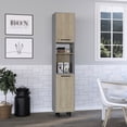 thumbnail image 4 of Beige Kitchen Pantry Unit | Offer a Handy Way to Store Kitchen Stuff | Easy - to - Assemble for Quick Setup, 4 of 4