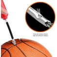 thumbnail image 3 of Juego de agujas para inflar pelotas deportivas, diseñadas para inflar todo tipo de balones, incluidos los de fútbol, rugby, baloncesto, balonmano, voleibol, waterpolo y yoga., 3 of 5