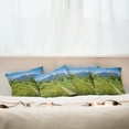 thumbnail image 3 of Ambesonne Mountain Throw Pillow Cover 4 Pack, Spring Scenery in Alps, 16", Multicolor, 3 of 6