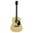 thumbnail image 2 of Fender Squier Dreadnought Acoustic Guitar - Natural w/ Gig Bag, 2 of 7