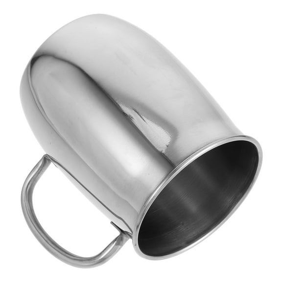 LEORX 304 Double Wall Stainless Steel Large Mug Insulated Cup For Tea Beer And Daily Beverages