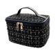 thumbnail image 1 of Pequeño bolso portátil del maquillaje de la fragancia, neceser portátil de gran capacidad, hecho de cuero de la PU, 1 of 5