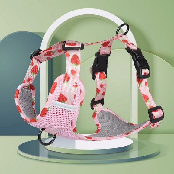 Dog Harness, No Pull No-Choke Pet Vest Harness with Handle Control, Soft Padded Breathable, Easy Adjustable for Walking Climbing Training A75