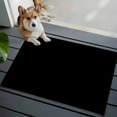 thumbnail image 4 of Black Bathroom Mat 2x3 FT, Non Slip Small Kitchen Mat, Pure Black Washable Soft Backed Front Door Throw Rug Non-Shedding Indoor Outdoor Doormat for Entryway Sink, 4 of 9
