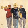 thumbnail image 2 of Dixon, Samuel 26x26 Gold Ornate Wood Framed with Double Matting Museum Art Print Titled - Jazz Trio II, 2 of 4