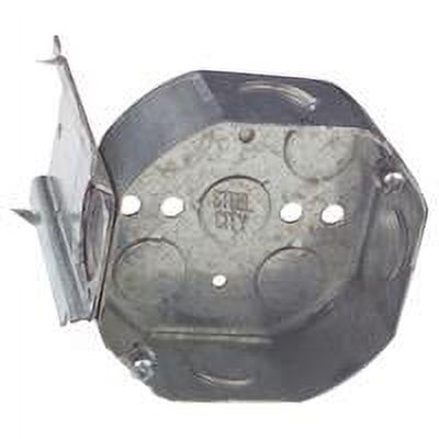 Thomas & Betts 54151 L 1-2 4 x 1.5 in. Octagon Box with L Bracket & 0.5 in. Knockouts - image 3 of 3
