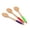 Rainbow, variant on Chef Craft Premium Silicone Handle Wooden Spoon, 14 inch, Green