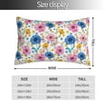 thumbnail image 2 of Naloa Rose Flowers Pillow Covers, Throw Pillow Case Cushion Covers,Cushion for Bedroom,Couch,Home-20"x30", 2 of 6