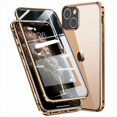 thumbnail image 1 of TG iPhone 14 - Protective (Magnetic) Double-Sided Case Gold, 1 of 4