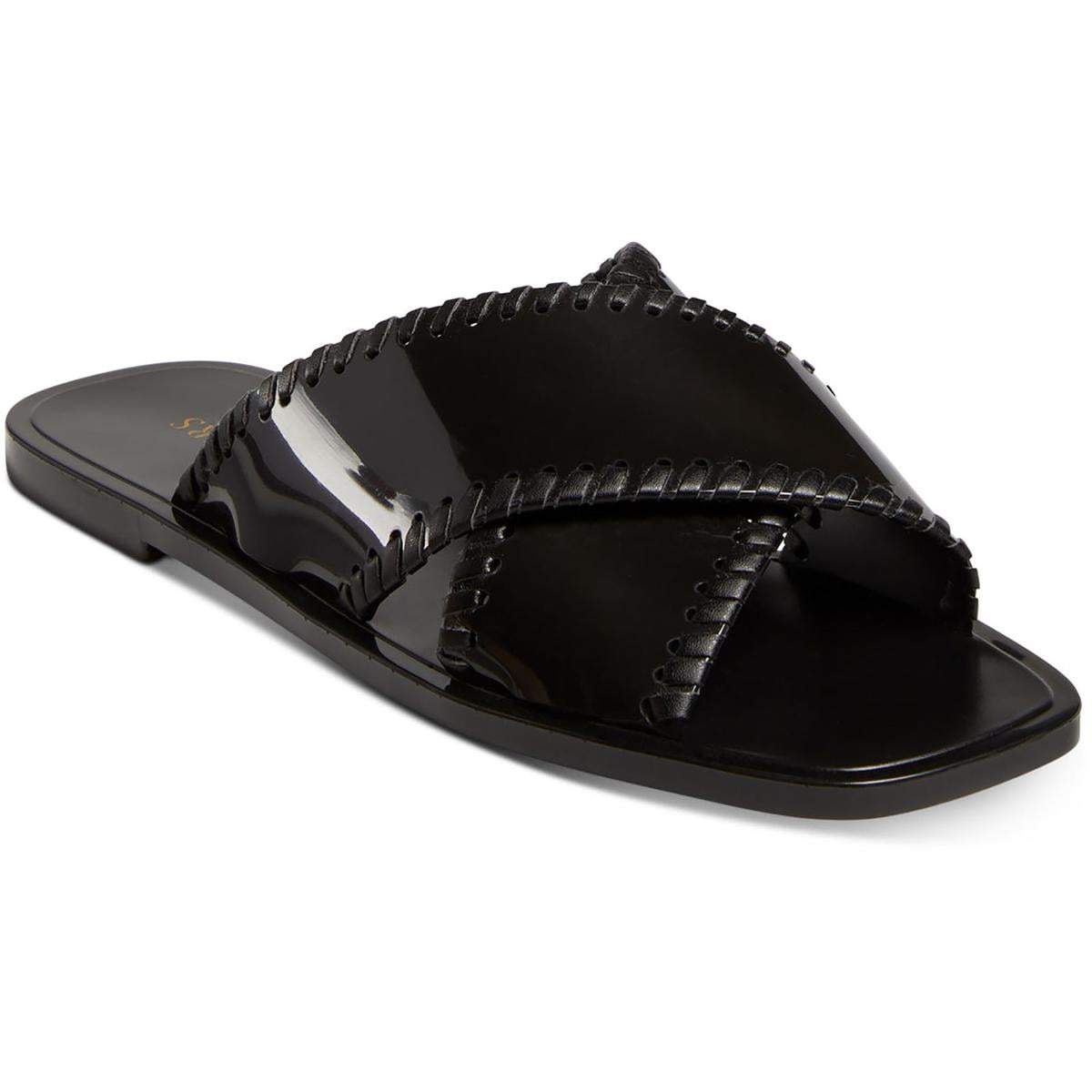 Jack Rogers Womens SLOAN X BAND Open Toe Slip On Slide Sandals