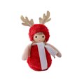thumbnail image 2 of Decoraciones navideñas Fiudx Adornos navideños de peluche de alce hechos a mano, 2 of 6