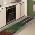 thumbnail image 3 of 2x6 FT Kitchen Runner Rugs Non Skid Washable, Faux Wool Rug Runners for Hallways Bathroom Carpet Runner, Soft Indoor Modern Floor Rug for Entryway Laundry Room, 3 of 11