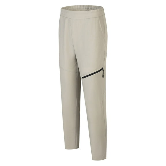 asjyhkr Plus Size Mens Athletic Pants Elastic Waist Quick Drying Breathable Fashion Running Gym Workout Pants with Pockets,Size M-4XL