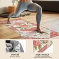 thumbnail image 4 of Pioneer Flower Floral Print Pattern Hot Yoga Mat Towel Non Slip for Hot Yoga - Quick-Drying Yoga Mat Cover with 4 Corner Pockets with Travel Bag - Hot Yoga Towel Non Slip 70"x26", 4 of 6