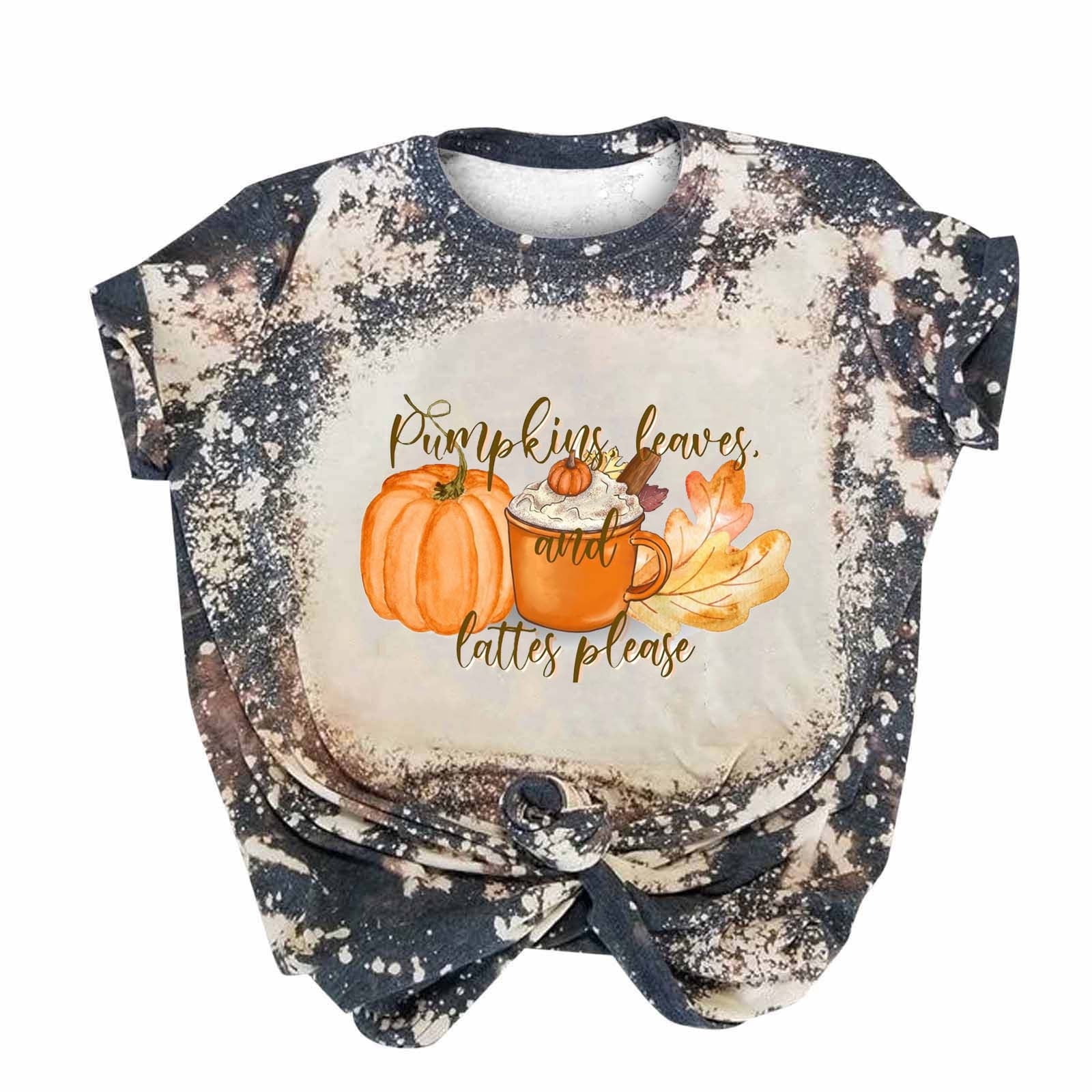 Alitao Easter Shirts Easter T Shirts Women Easter Three Dwarf Print O-Neck T-shirt Short Sleeve Casual Loose Blouse Bunny Outfit Gray Xl