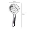 thumbnail image 2 of TIMIFIS Shower Head Multifunctional Shower Head Saturating Spray, Can Be Used for Home, Gym, Senior Hotel,Bath,Swith Spray Function, 9-Mode Handheld Shower Head with 9 Spray Household Tools, 2 of 7