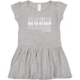 thumbnail image 3 of Inktastic He Is Risen Mirror Words Girls Toddler Dress, 3 of 5