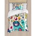 thumbnail image 3 of Ambesonne Cat Figure Duvet Cover Set, 3 of 3