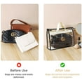 9 Pack Dust Bags for Handbags, Clear Handbag Storage Organizer for