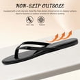 thumbnail image 5 of Flip Flops for Women Thong Flat Sandals Lightweight Minimalist Non-Slip Memory Foam Sole Open Toe Casual Vacation Daily Essentials Classic Beach Slippers, 5 of 7