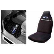 NFL Seattle Seahawks 2 pc Front Floor Mats and Seattle Seahawks Car Seat Cover