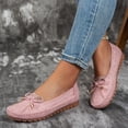thumbnail image 4 of YOUYEDIAN Womens Orthopedic Shoes Arch Support Slip on Non Slip Work Shoes Wide Width Knitted Mesh Stretch Volleyball Shoes Soft 2026 New Orthopedic Shoes (Pink), 4 of 7