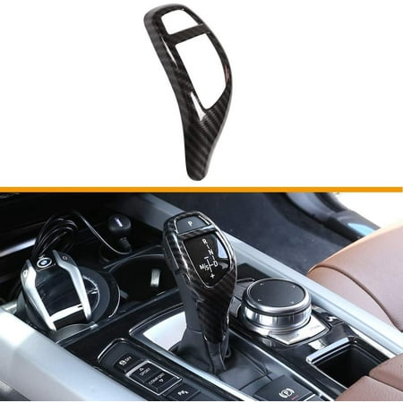 Carbon Fiber Schaltknauf Schalthebel Gear Shift Trim für BMW X5 X6