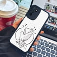 thumbnail image 4 of Artístico y duradero: llamativo estuche plateado esmerilado con estampado gráfico para iPhone 15 Pro Max 14 13 12 Pro 11, 4 of 4